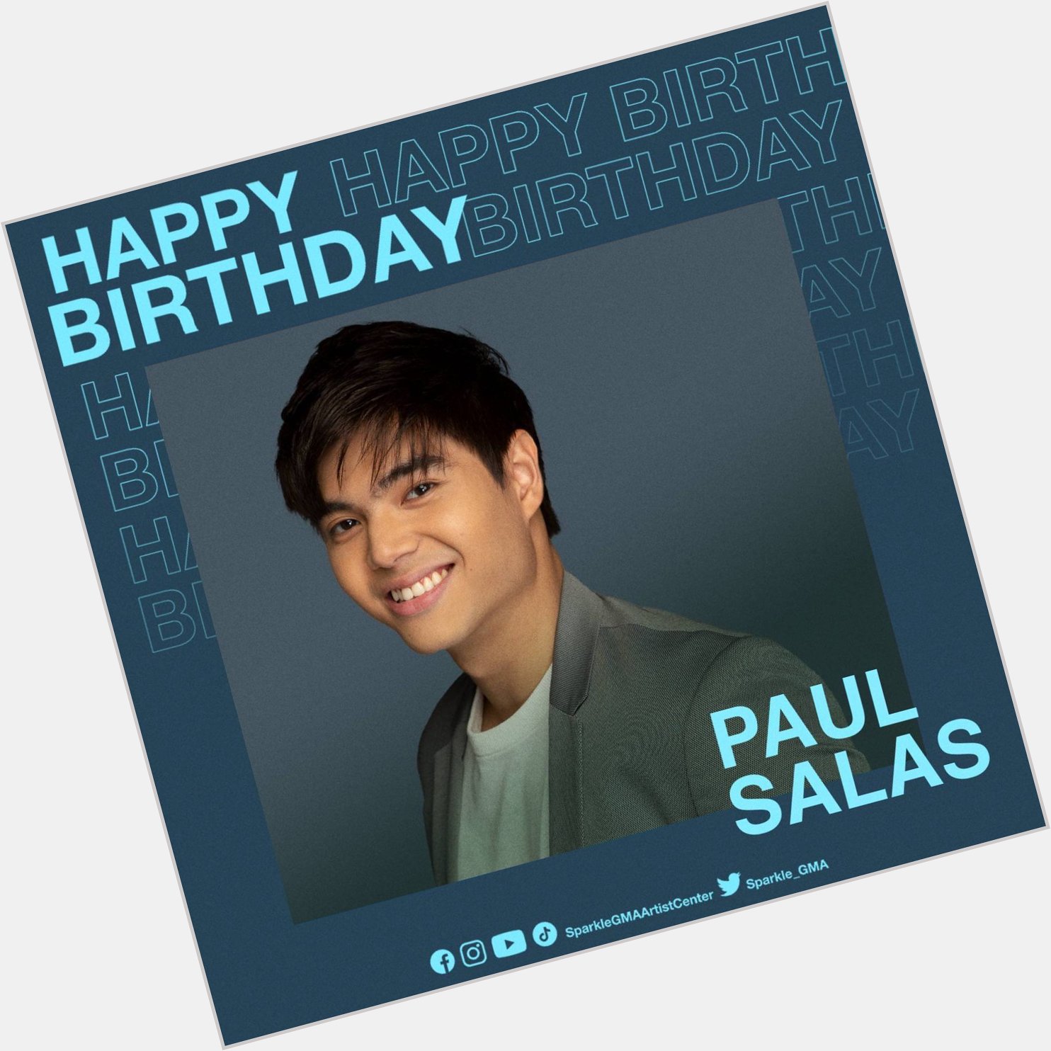 Happy birthday, Paul Salas! We hope your day is as bright as your smile.    