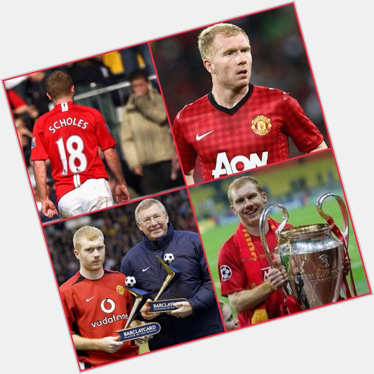 Wishing a very happy 40th birthday to legend Paul Scholes       