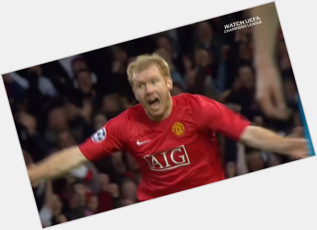  - Happy Birthday, Paul Scholes. Here\s you taking to the final of the Champo League, you lovely man.

