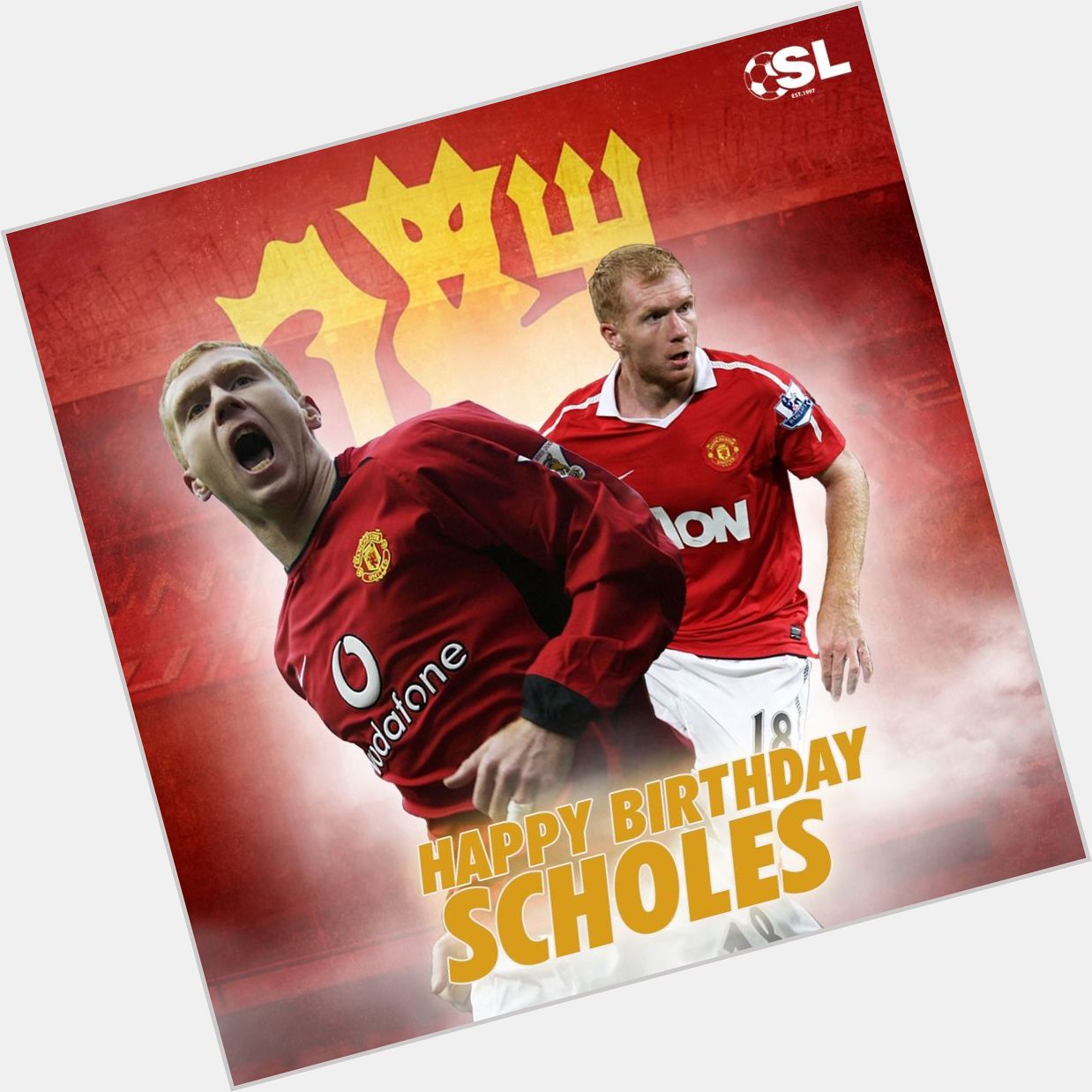  | Happy Birthday to Manchester United legend, Paul Scholes! 
