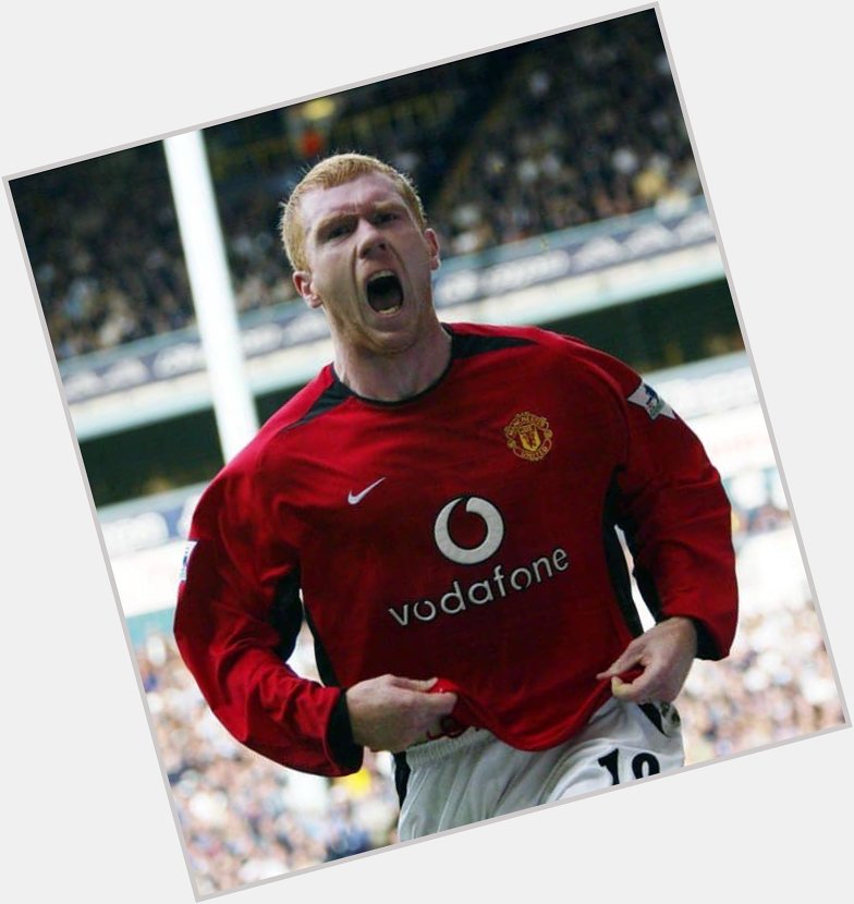 Happy 45th birthday Paul Scholes. One of the greatest midfielders of all time. 