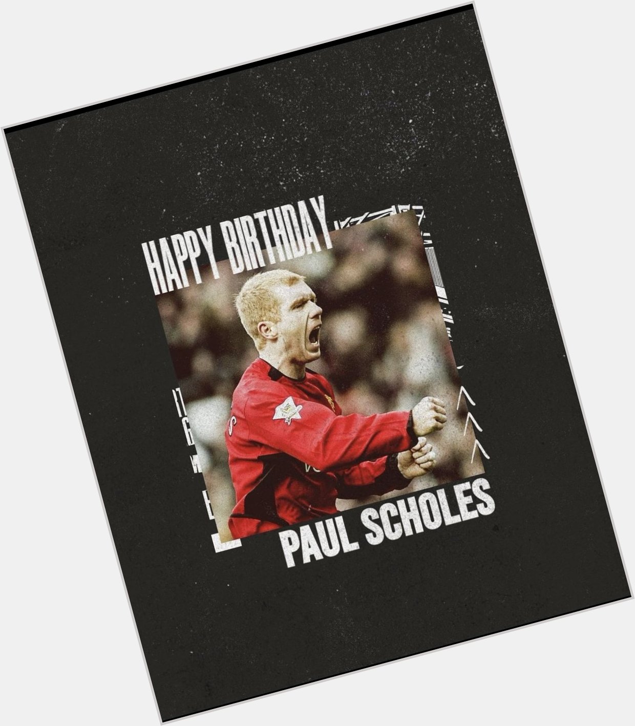 Happy birthday Paul Scholes.  A true midfield maestro 