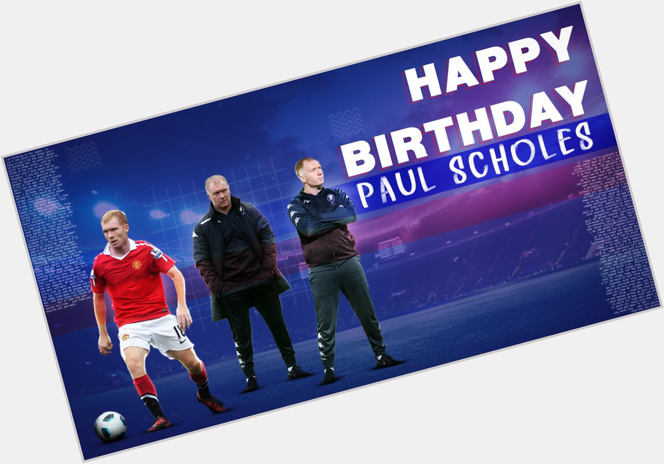 Happy Birthday Paul Scholes, one of United\s finest attackers.
.
.
.
. 