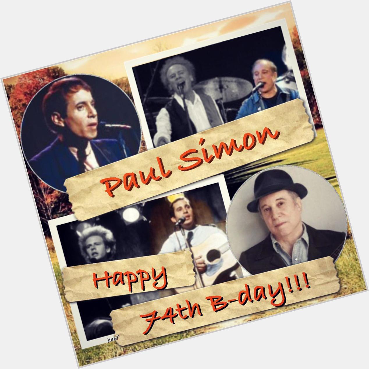 Paul Simon 

( V & G of Simon & Garfunkel )

Happy 74th Birthday !!!

13 Oct 1941

American Folk Rock Icon 