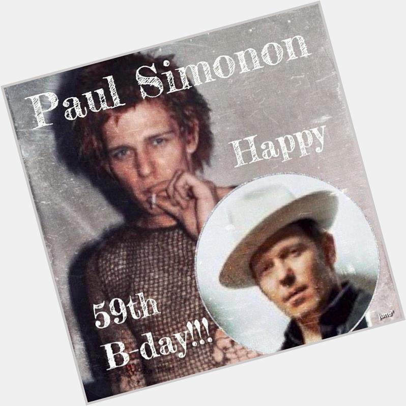 Paul Simonon 

( B & V of The Clash , Havana 3AM, The Good The Bad & The Queen )

Happy 59th Birthday!!! 