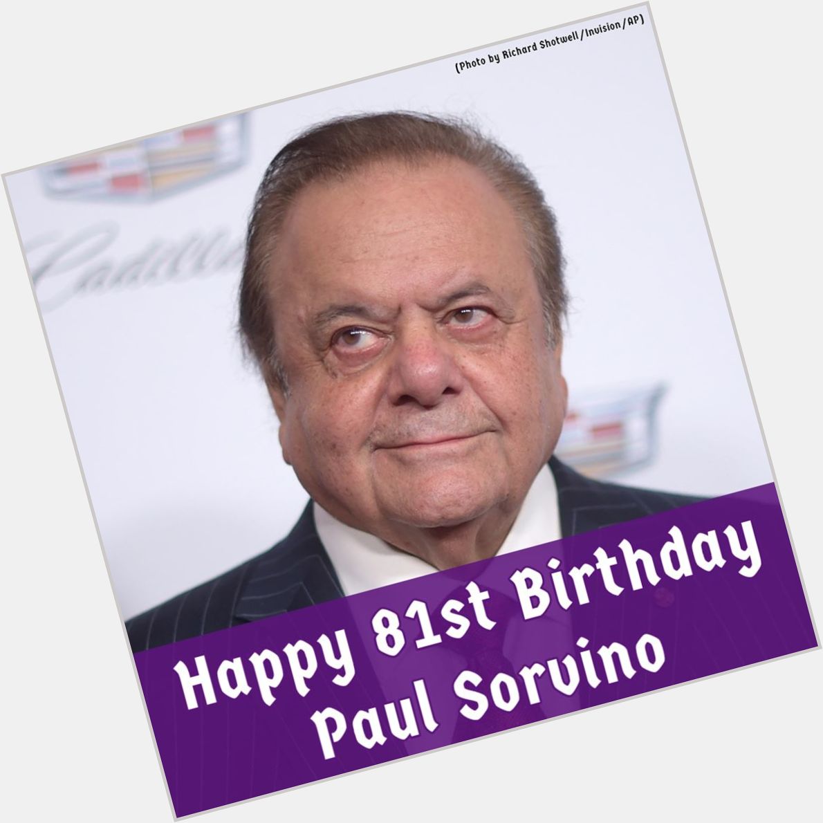Happy 81st birthday to actor Paul Sorvino.
Do you remember him in the movie \"Goodfellas\"? 