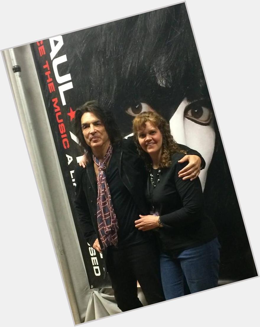 I\d love to post a concert photo of him..But I gotta post a picture of ME and him!! Happy Birthday Mr Paul Stanley!! 