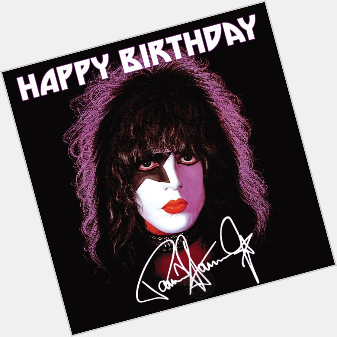 Happy Birthday to Paul Stanley of KISS!    