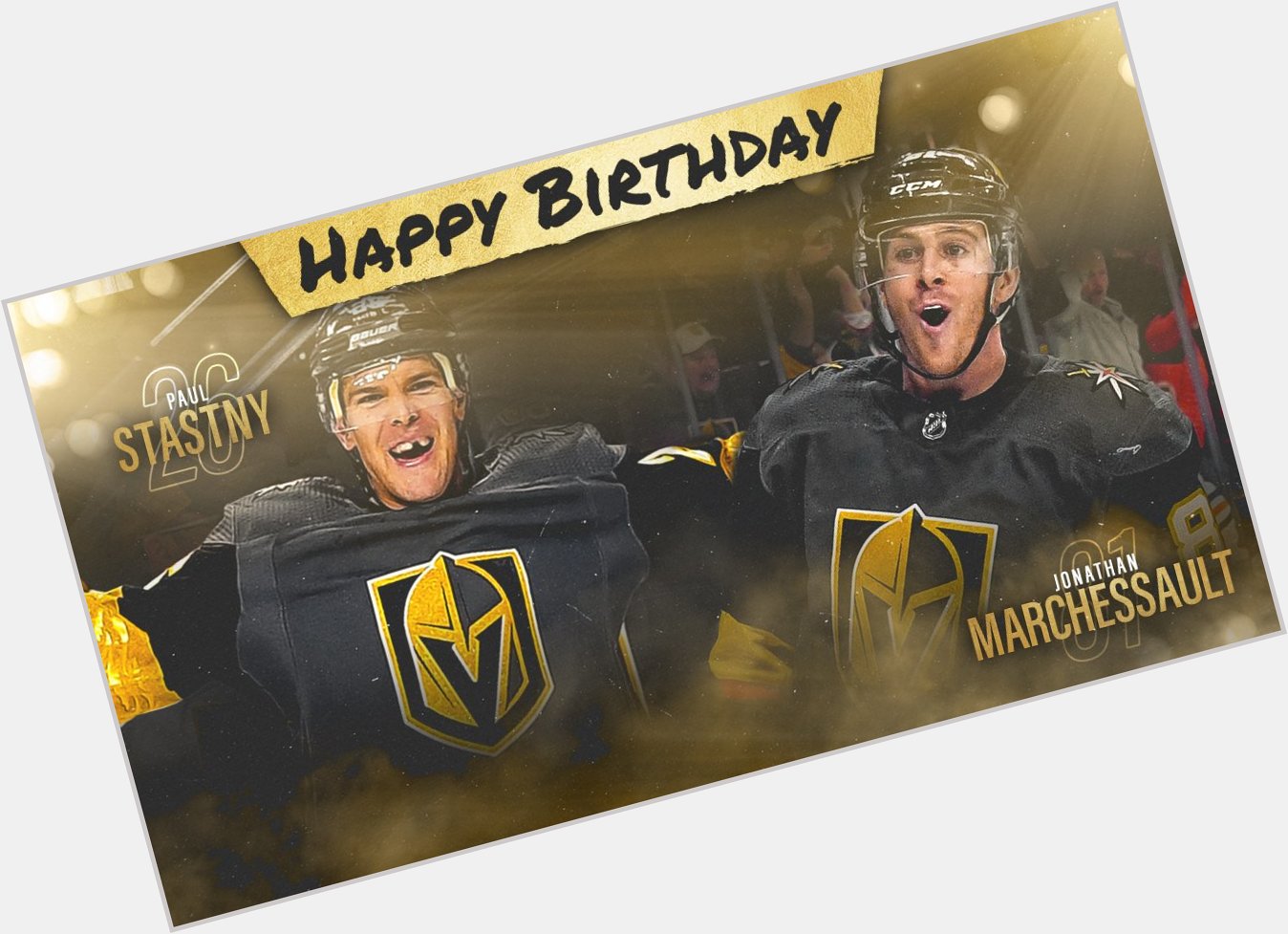 We\ve got two birthdays today!!!

Everyone wish a happy birthday to Jonathan Marchessault and Paul Stastny!  
