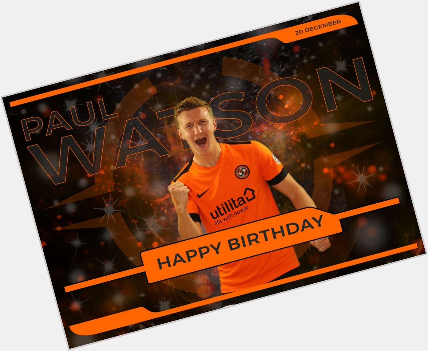 Happy 28th Birthday to Defender Paul Watson.  Have a good one!   