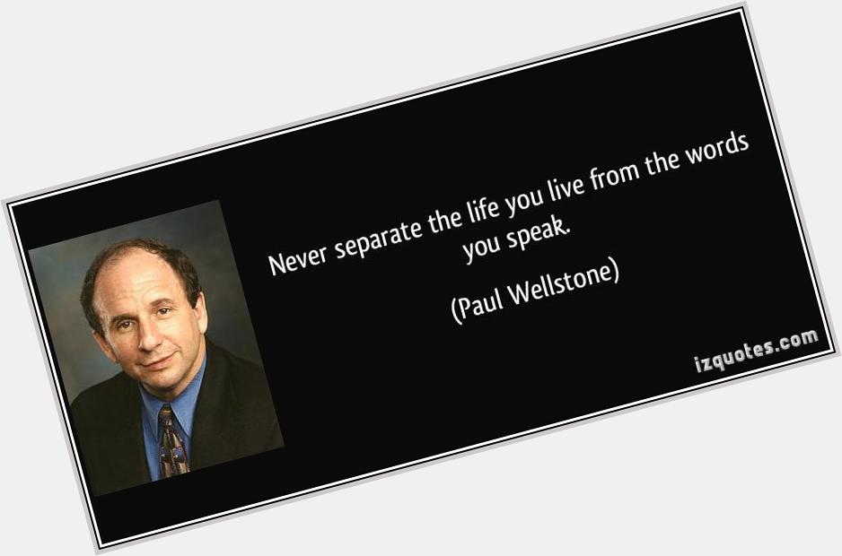 Happy birthday, Paul Wellstone! You are missed. 