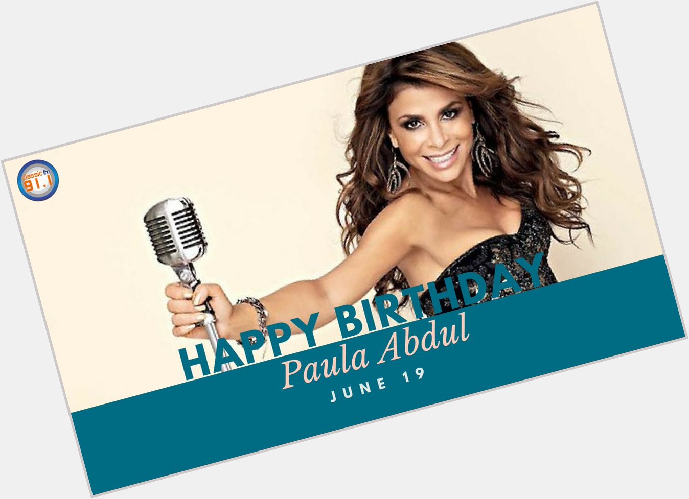 Happy birthday to Singer and former American Idol judge, Paula Abdul. 