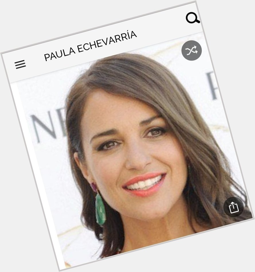 Happy birthday to this great actress.  Happy birthday to Paula Echevarria 