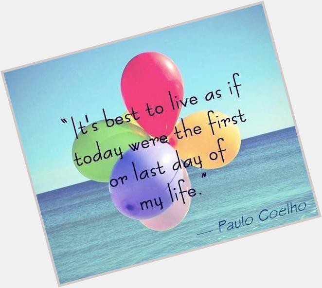 Happy birthday# Paulo Coelho 