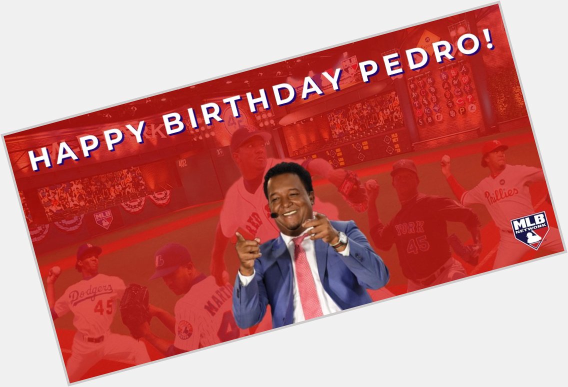 Happy birthday to the one and only, Pedro Martinez! 