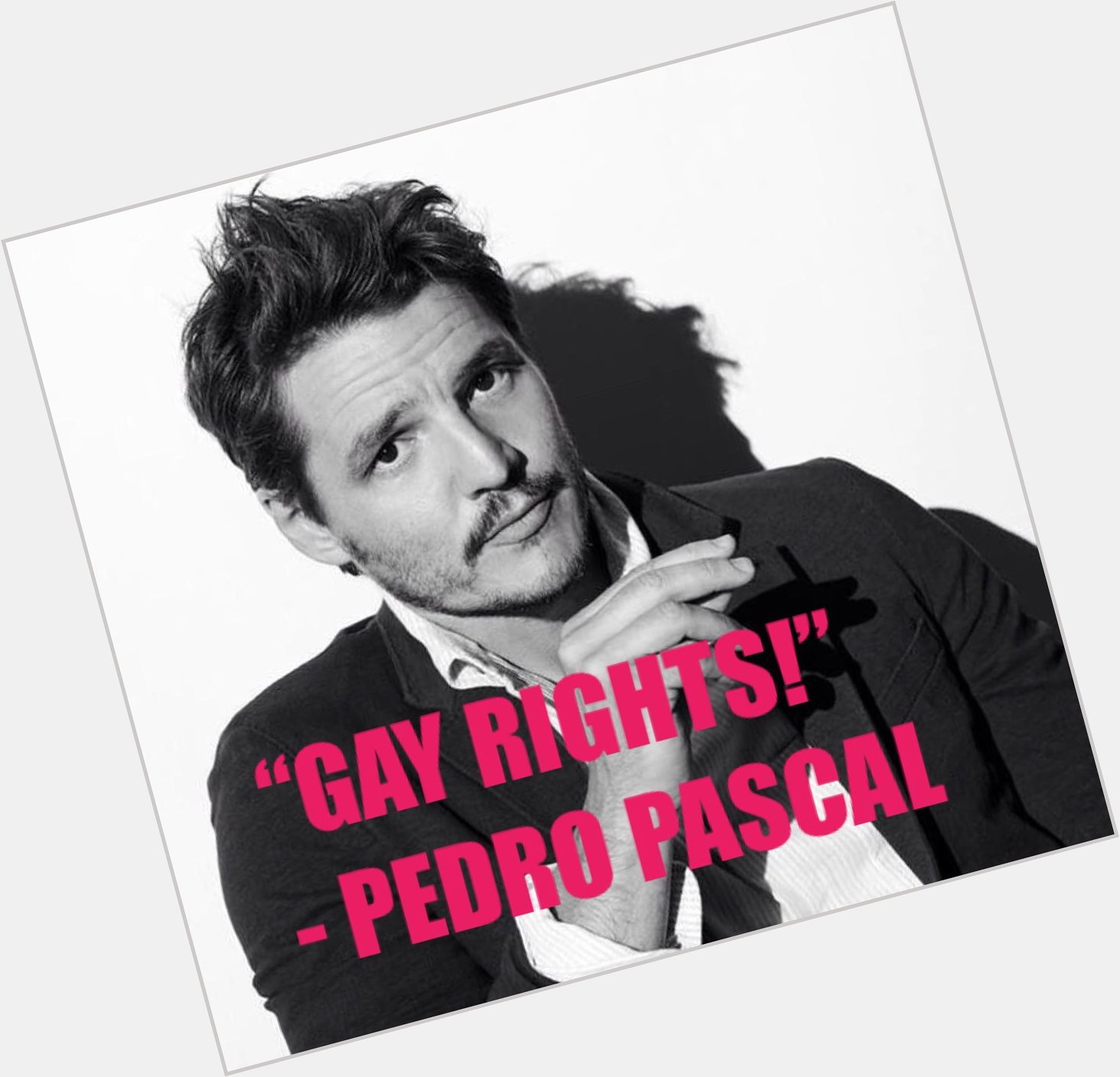 Happy birthday to gay icon pedro pascal! 