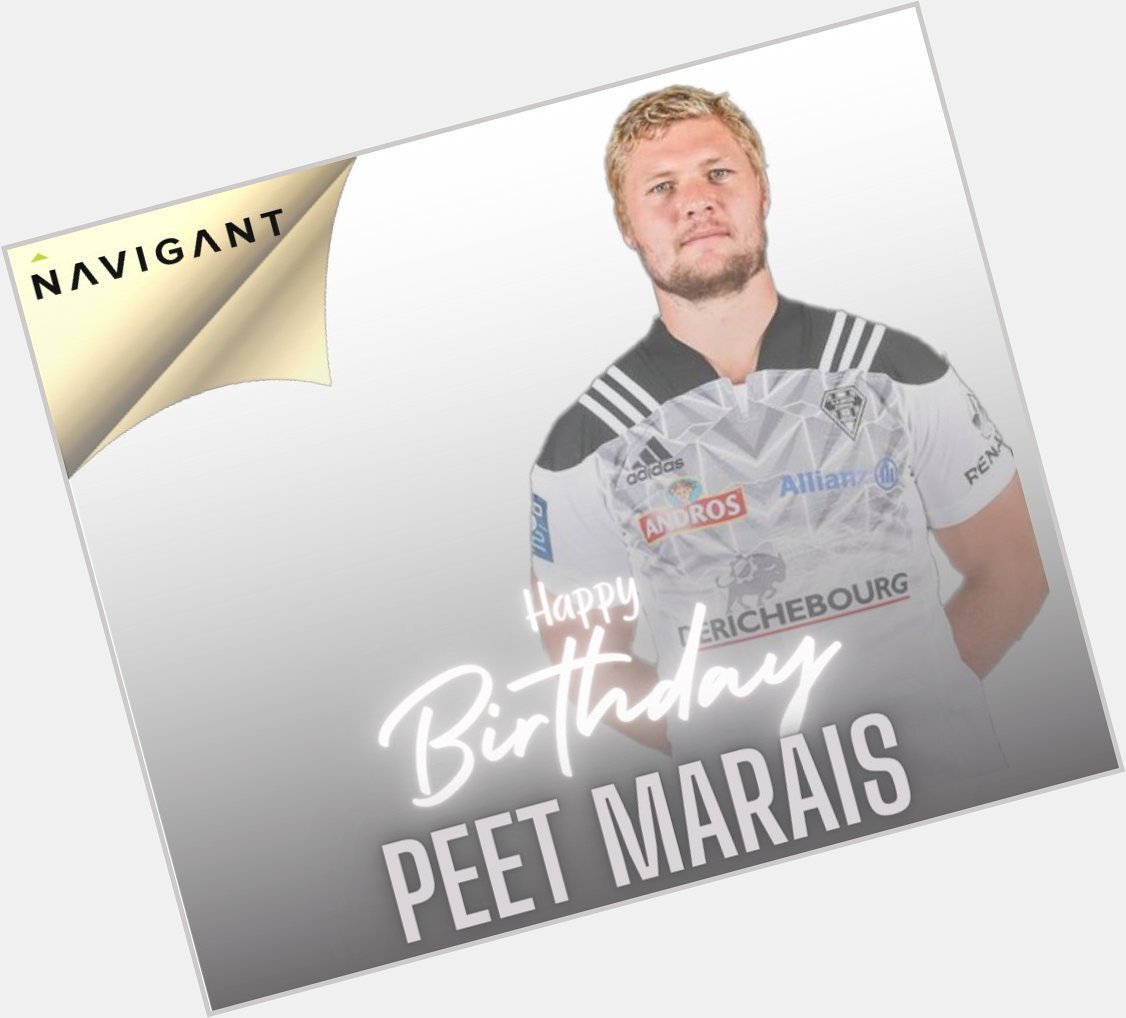  The Navigant team wishes Peet Marais a happy birthday and all the best for the future.  