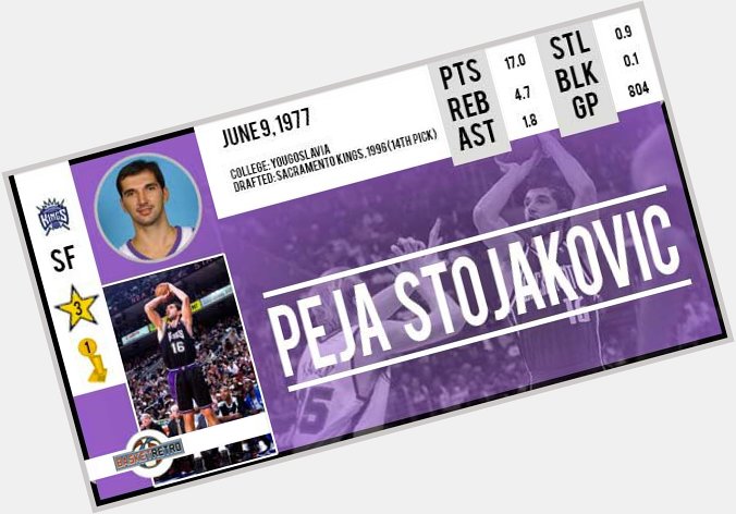 Happy Birthday Peja Stojakovic   