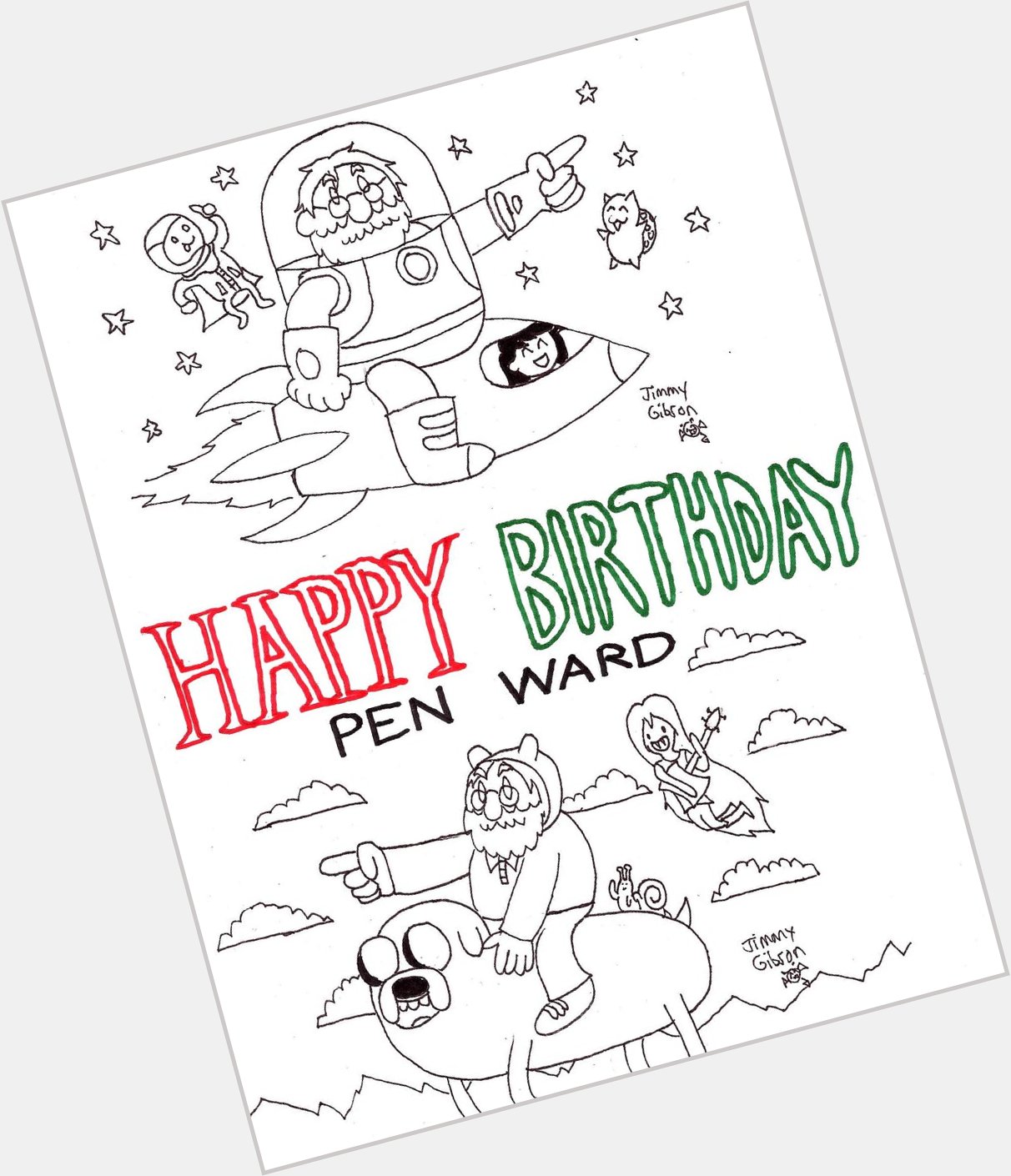 HAPPY BIRTHDAY MR. (a.k.a. Pendleton Ward) Creator of \Adventure time\ & \Bravest Warriors\, Bless Him. 