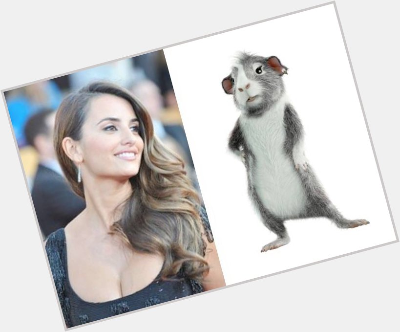 Happy 43rd Birthday to Penélope Cruz! The voice of Juarez in G-Force.   