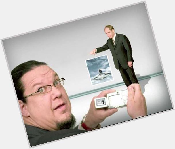 Happy 60th Birthday today\s über-cool celebrity with an über-cool camera: PENN JILLETTE 