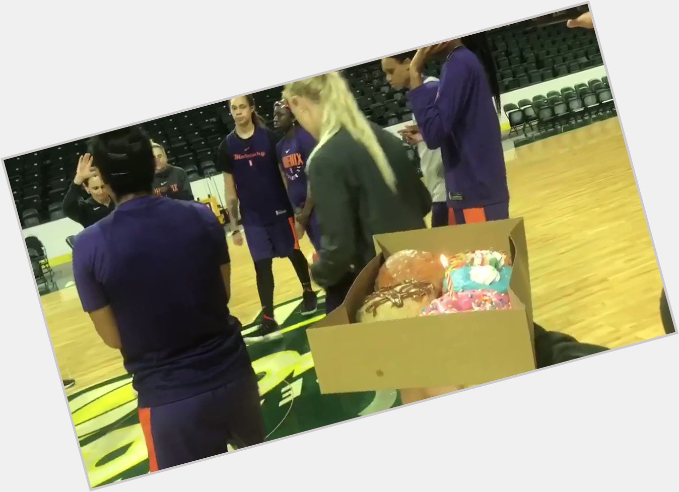 Double the birthdays, double the treats!

Happy birthday to Penny Taylor and Athletic Trainer Alicia Yamamoto! 