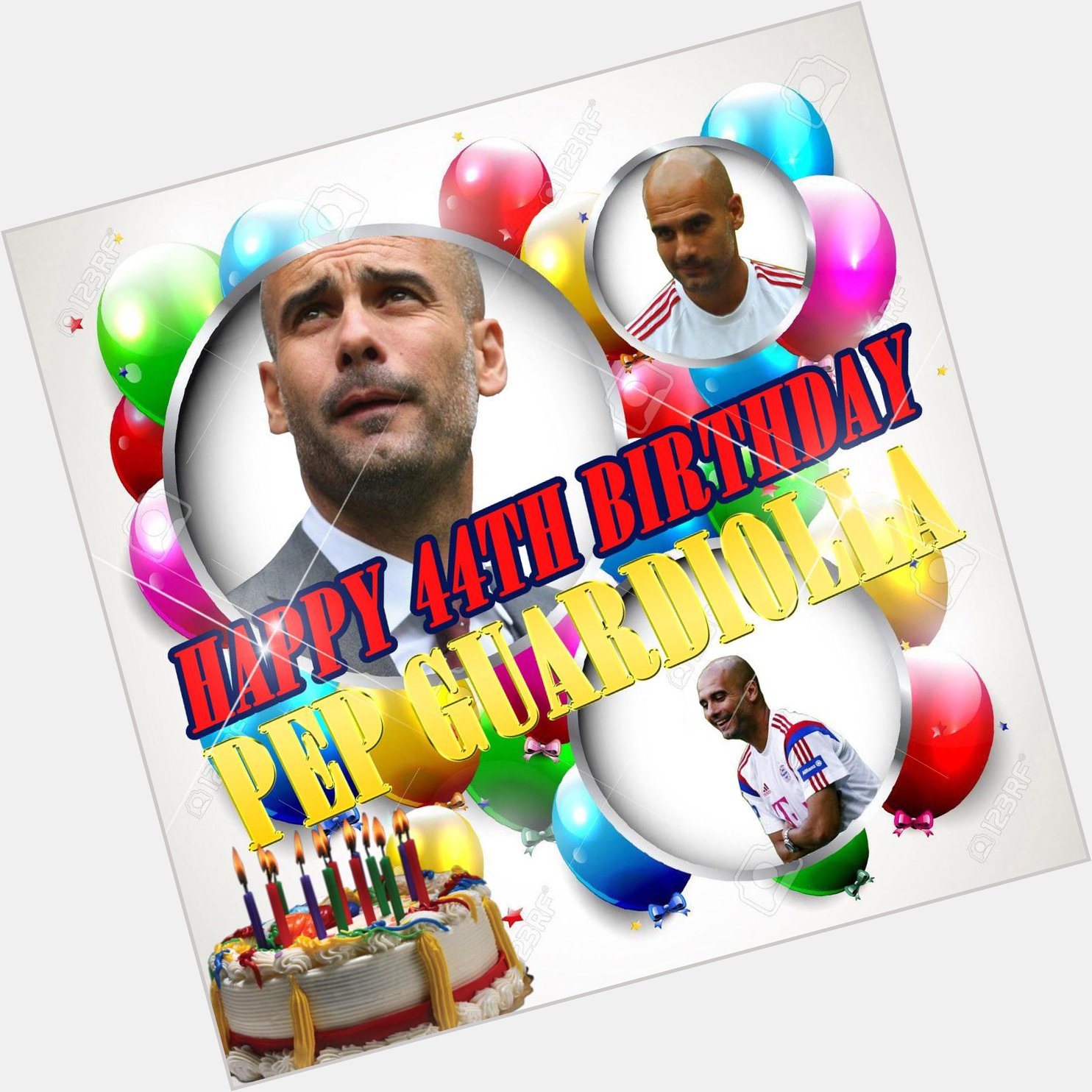 Happy Birthday Coach Pep Guardiola ^_^ 18/1/2015  