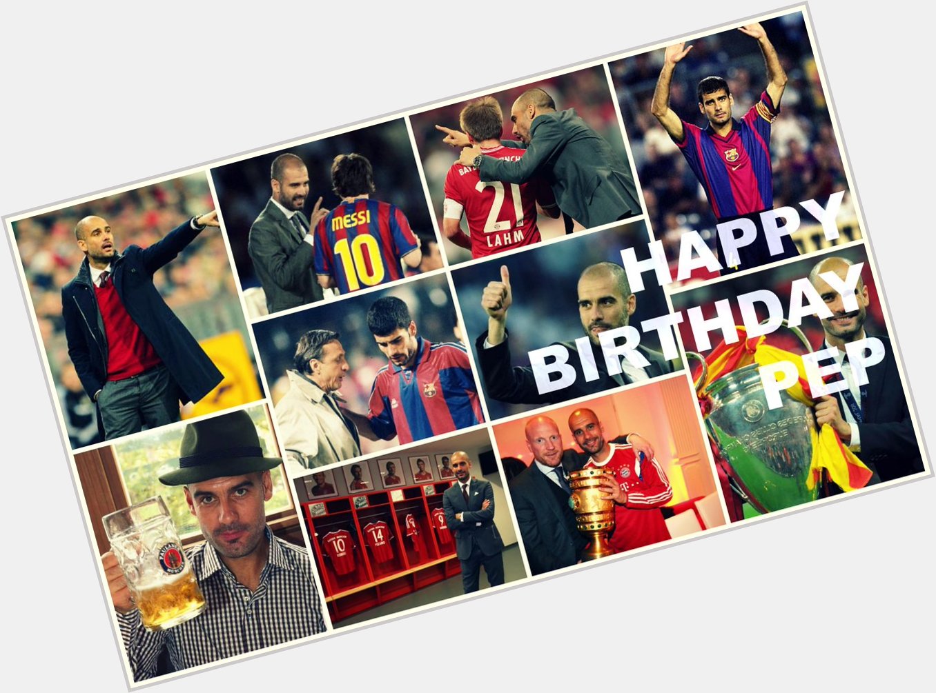 Happy Birthday to the greatest coach in the world, Pep Guardiola. Thankful to have an innovator like him in football 