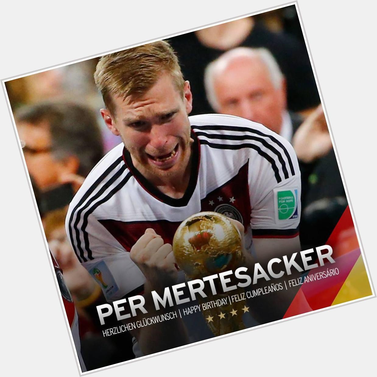 World Champion Per Mertesacker turns 31 years old today. Happy Birthday! 