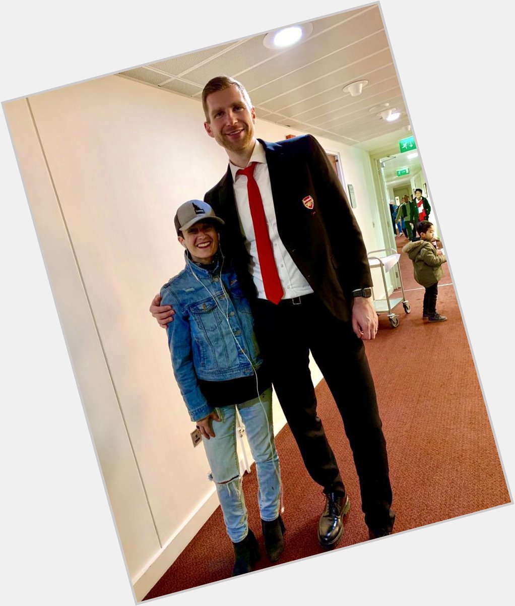 The BFG & wee Greek me! Happy birthday Per Mertesacker       Super 