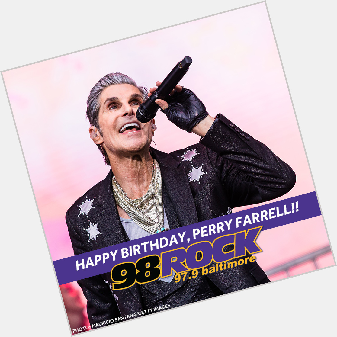 Happy 64 birthday to Jane\s Addiction vocalist and Lollapalooza creator Perry Farrell. 
