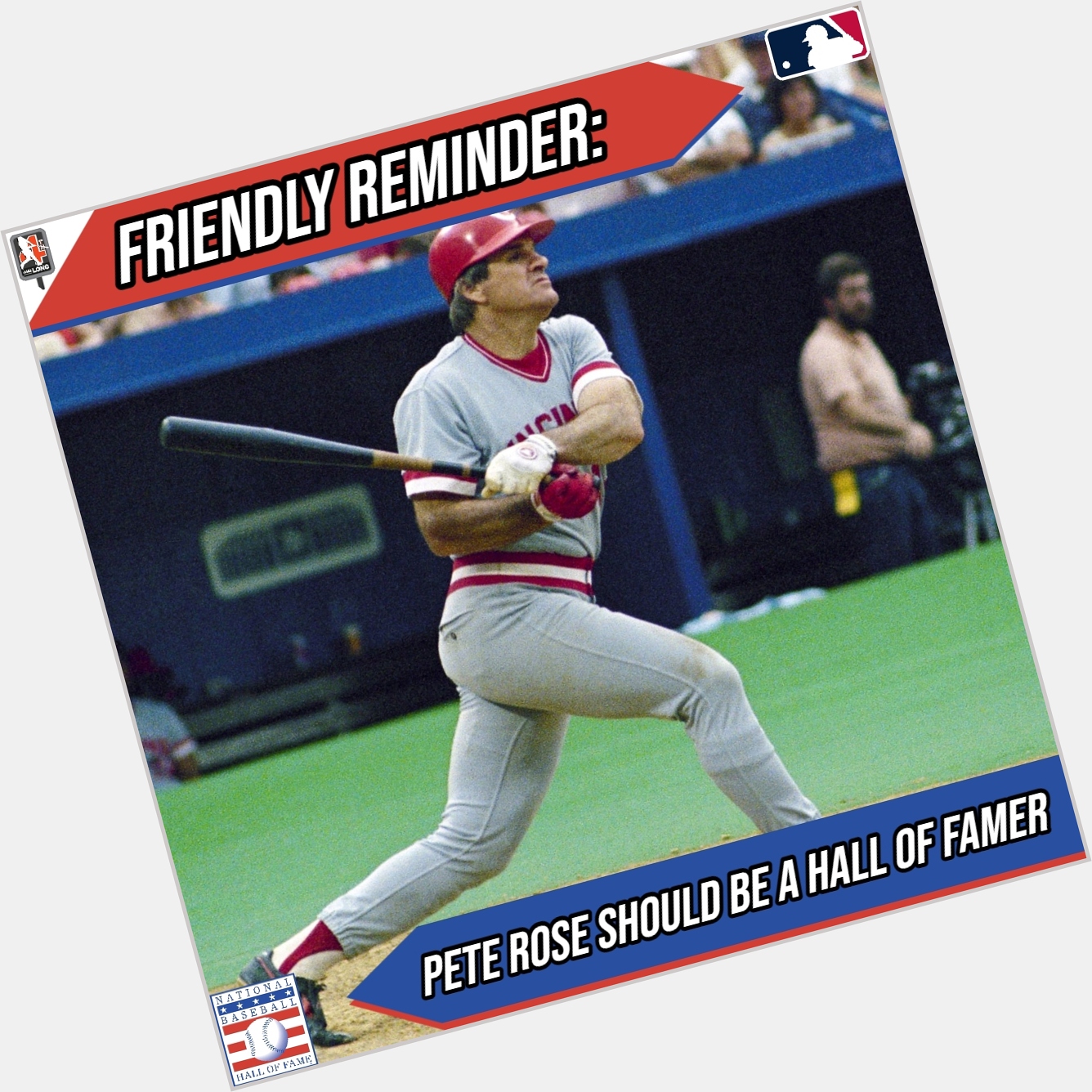 Happy birthday to Pete Rose

It\s a great day to remind everyone that he belongs in the Baseball Hall of Fame 