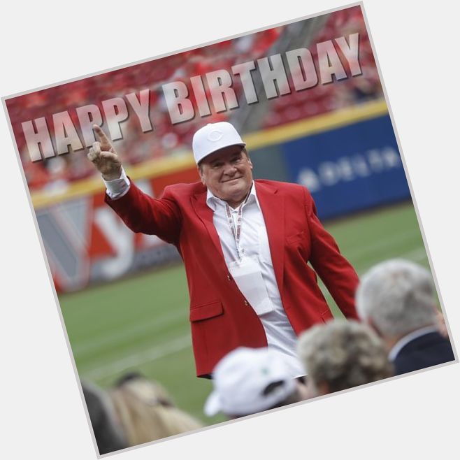 HAPPY BIRTHDAY TO THE HIT KING!
Pete Rose is celebrating his 82nd birthday today.  