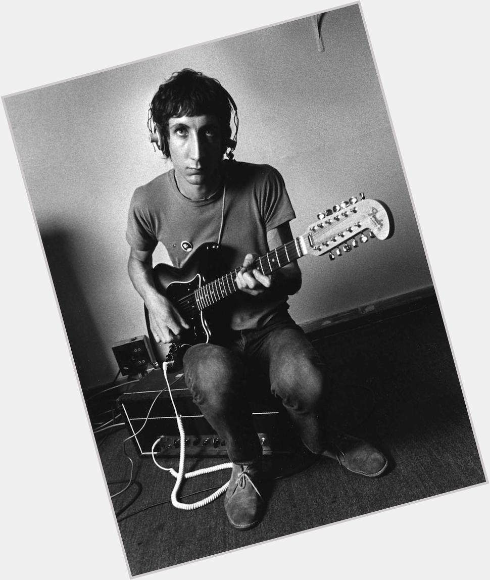  Happy birthday Pete Townshend, here in London, 1968. 