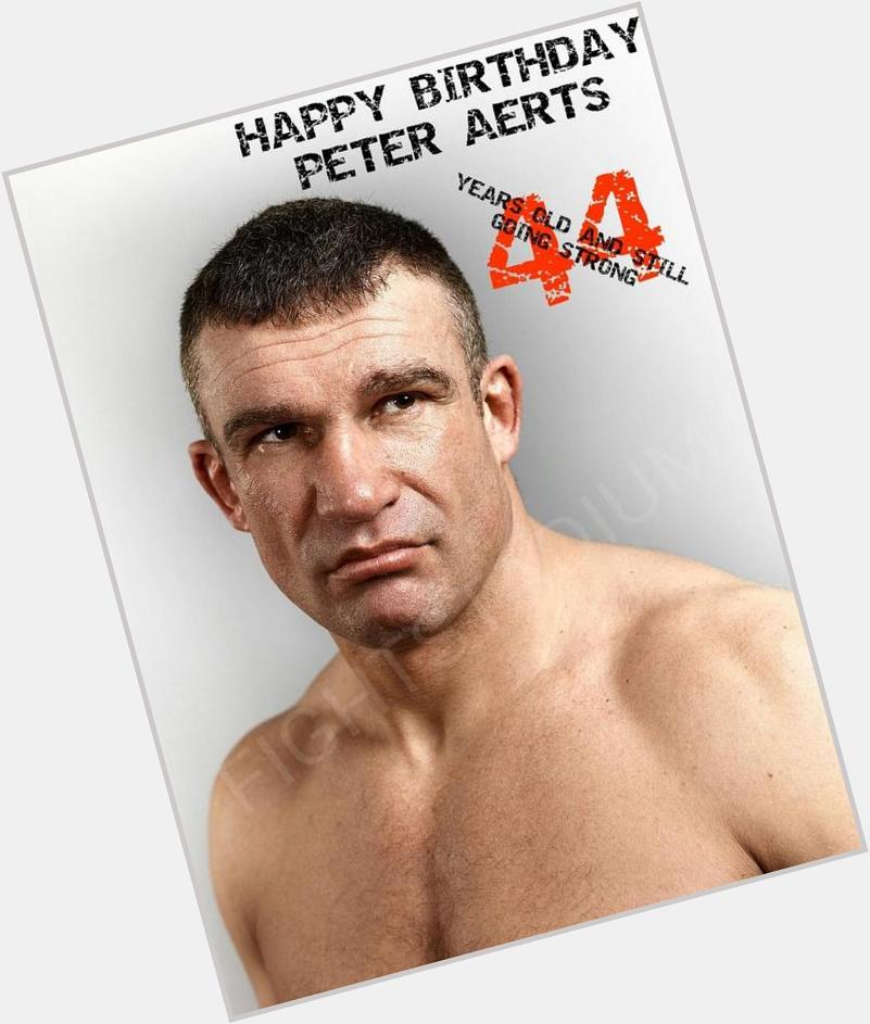 Happy birthday Peter Aerts! 44 years old and still going strong   