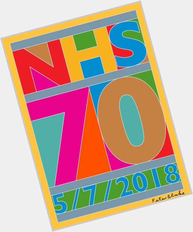 Great prints designed to celebrate 70 years of the NHS! Happy Birthday 