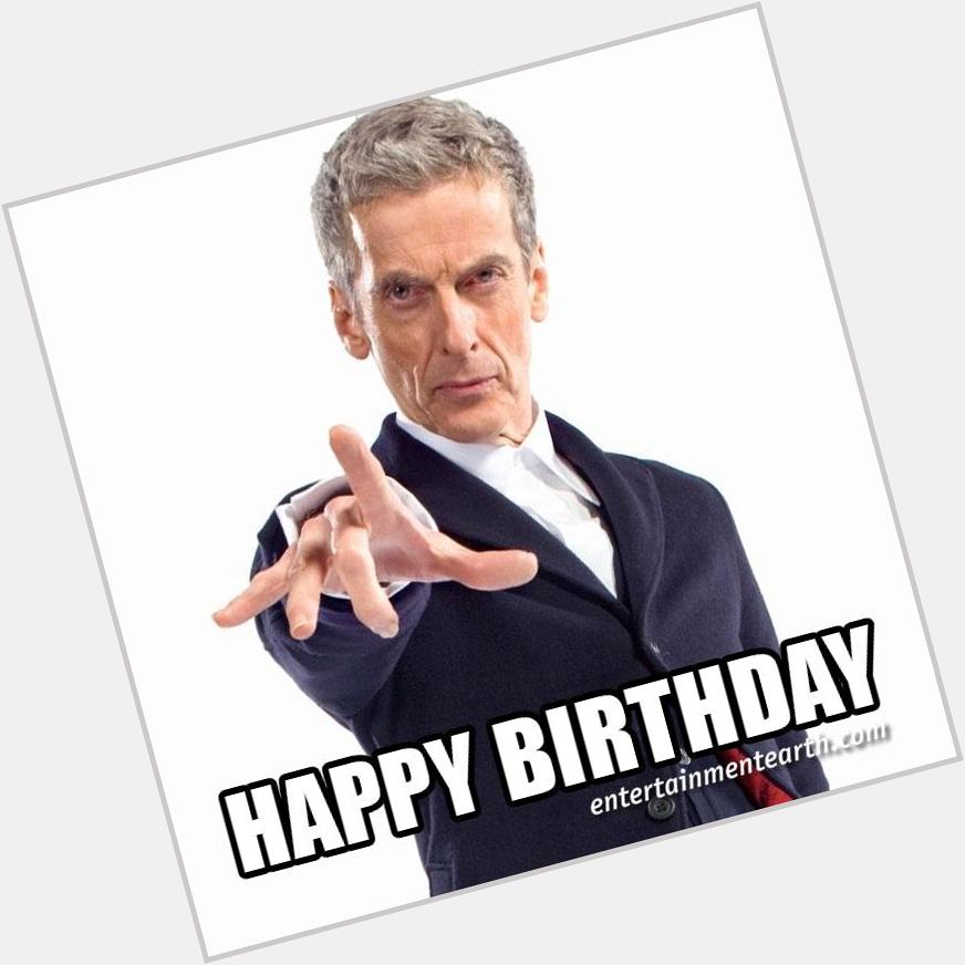 Happy 57th Birthday to Peter Capaldi of Doctor Who ! Shop Collectibles:  