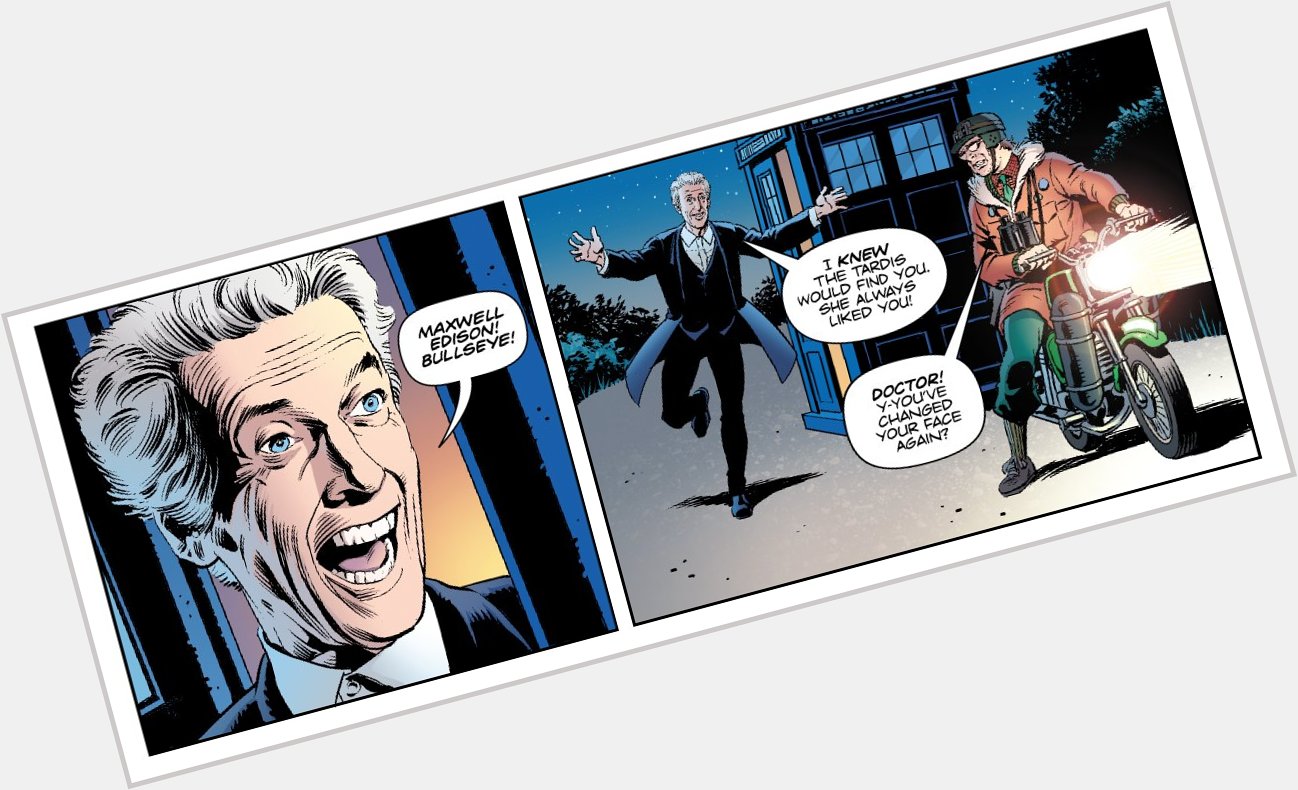 Happy Birthday to Dave Gibbons and Peter Capaldi!    