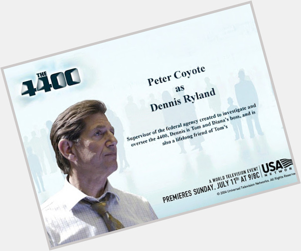 Happy 80th Birthday to Peter Coyote, The 4400. 