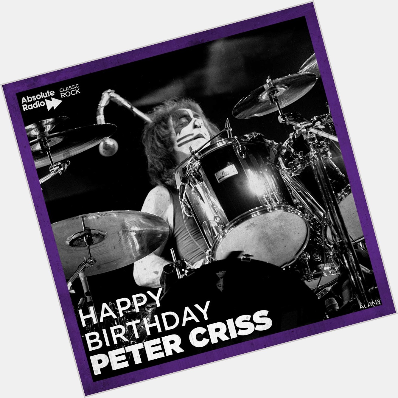 Happy birthday Catman! Peter Criss is 77 today! 