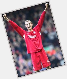 HE\S BIG, HE\S RED, HIS FEET HANG OUT OF BED, PETER CROUCH!
Happy birthday Crouchy no dancing though eh? 