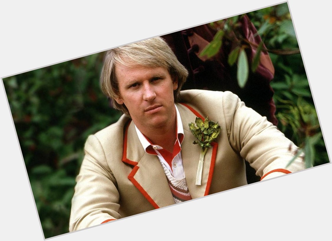 A very happy birthday to Peter Davison who will always be my Doctor. x 