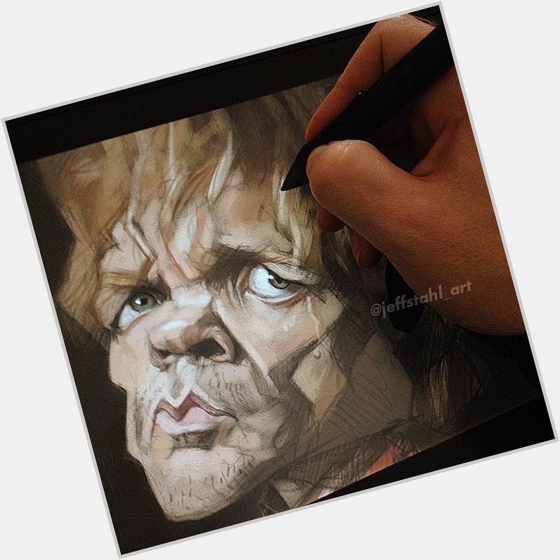 By jeffstahl_art> Happy birthday Peter Dinklage!
Decided to start blocking in my Tyrion. [Photoshop 