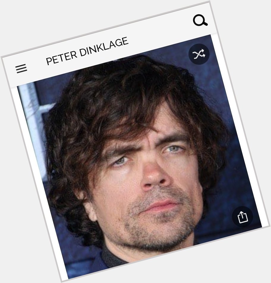 Happy birthday to this great actor.  Happy birthday to Peter Dinklage 