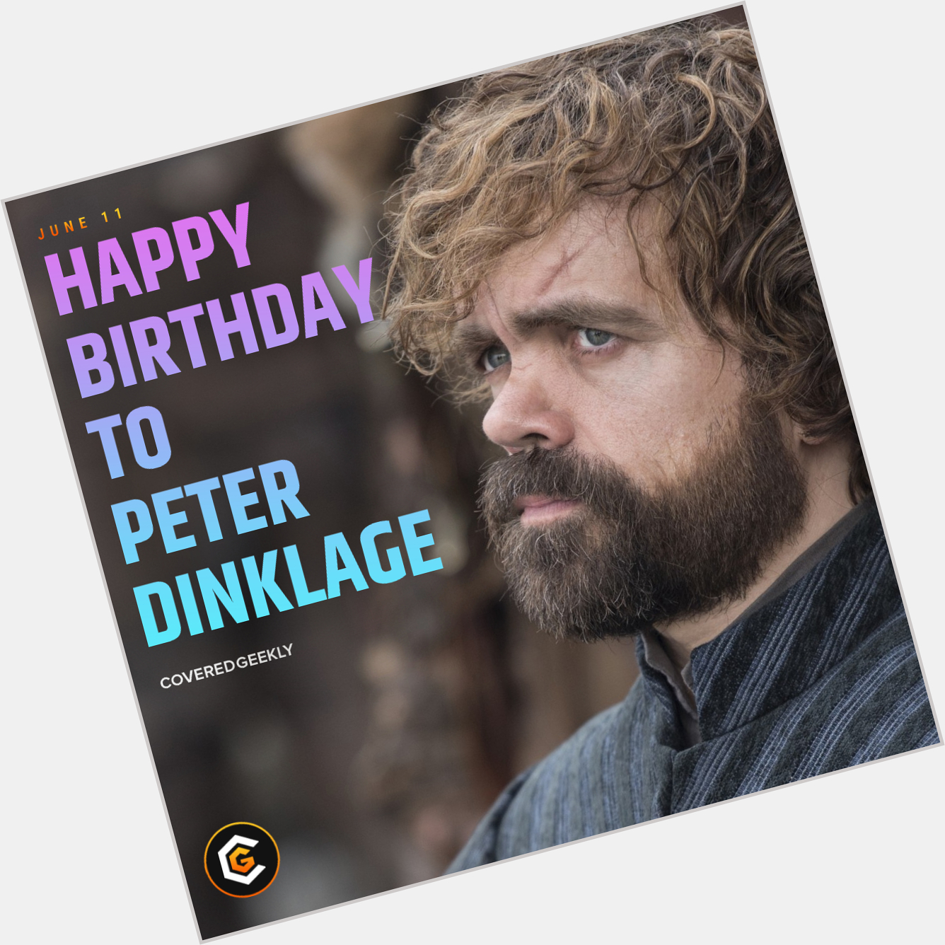 Happy 54th birthday to Peter Dinklage. 
