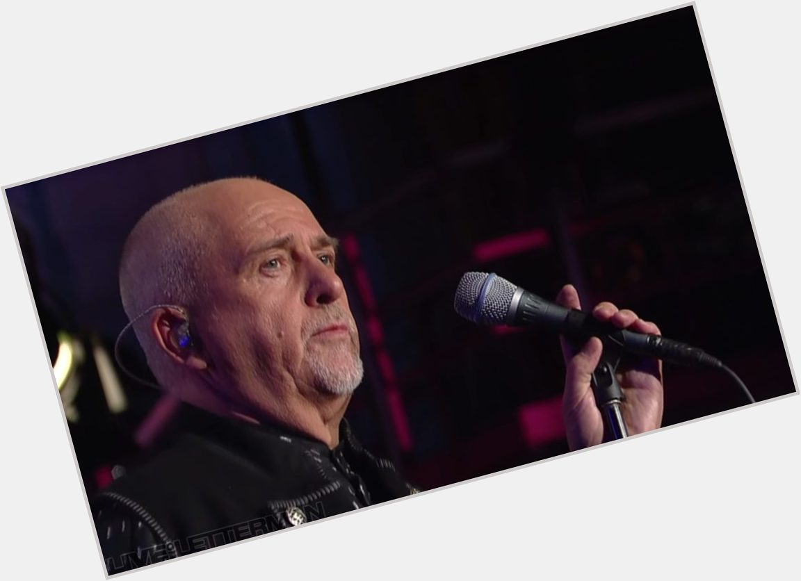 Happy Birthday Peter Gabriel: Live On Letterman In 2011
 via 