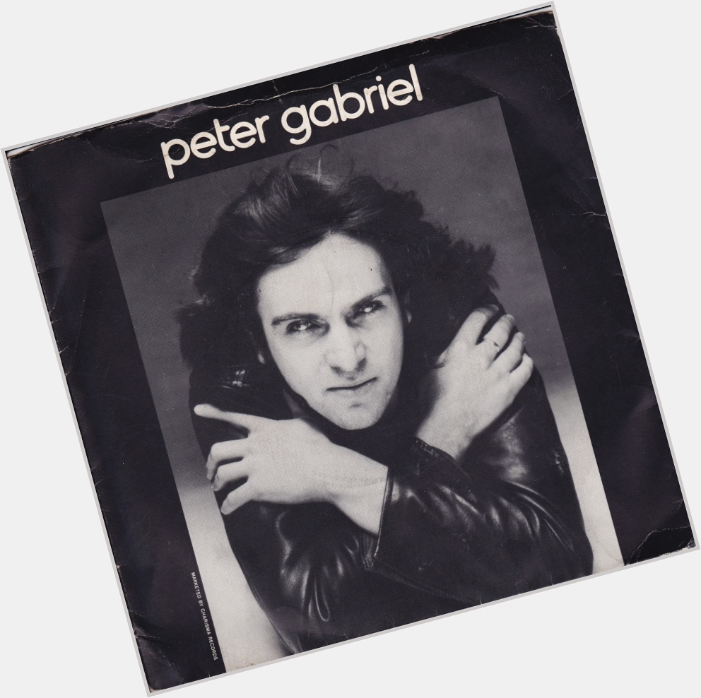 Happy 72nd birthday to Peter Gabriel.

This is \Solsbury Hill\, released by Charisma in 1977. 