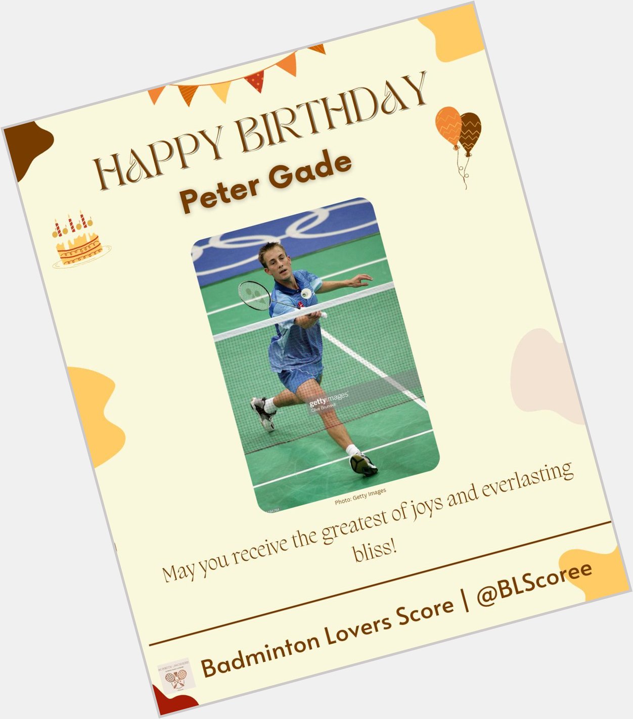 Happy Birthday, Peter Gade!  May you receive the greatest of joys and everlasting bliss!  