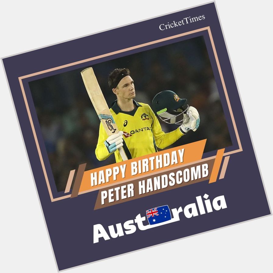 Wishing Australia\s Peter Handscomb a very happy birthday!    