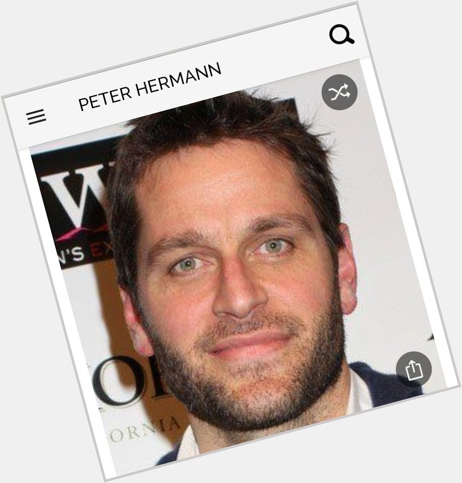 Happy birthday to this great actor who is also the husband to Mariska Hargitay.  Happy birthday to Peter Hermann 